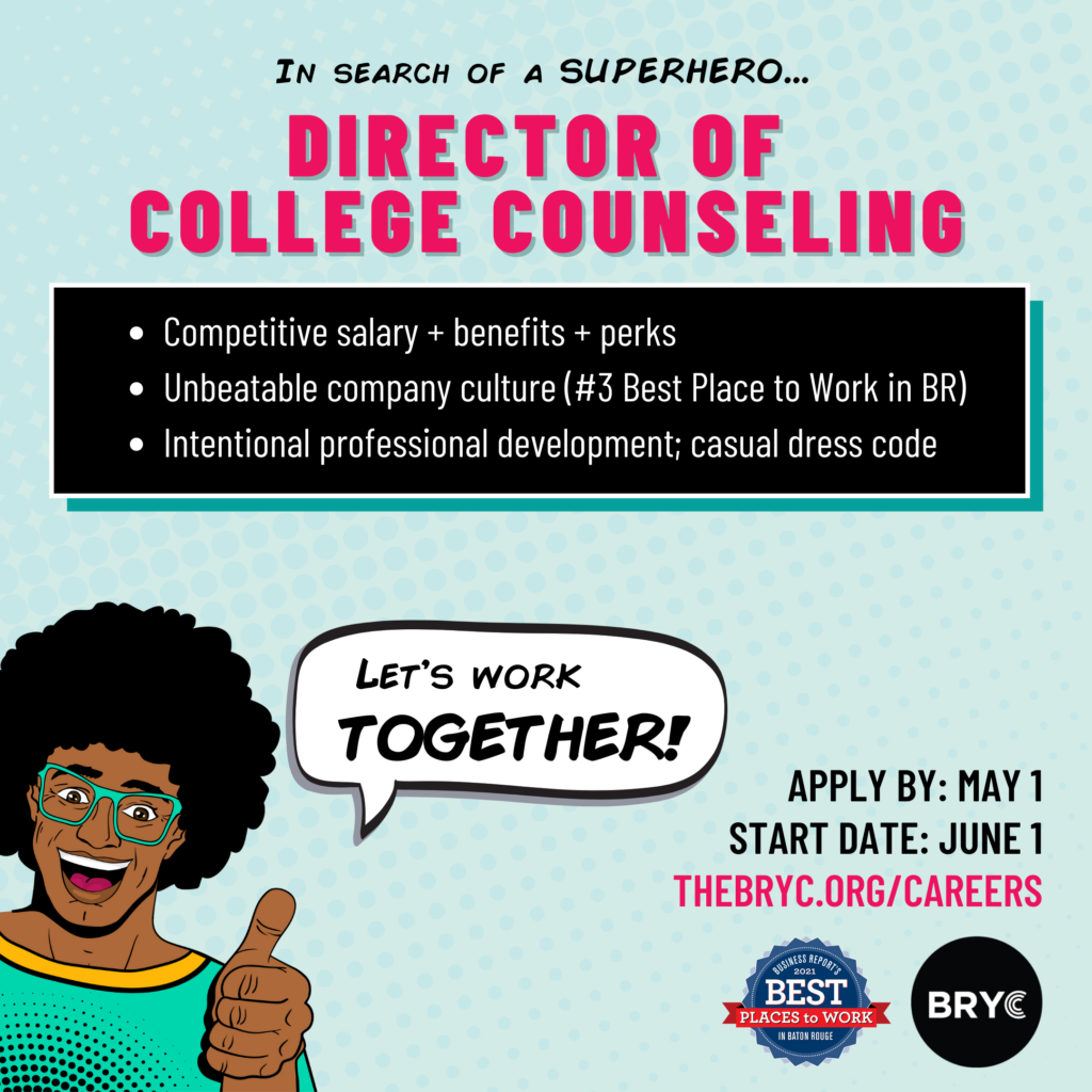 FY23 Director of College Counseling flyer