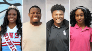 Left to right: Zahara Firven, Rodrick Joseph, Jaylen Lewis, Anńa-Liza Washington