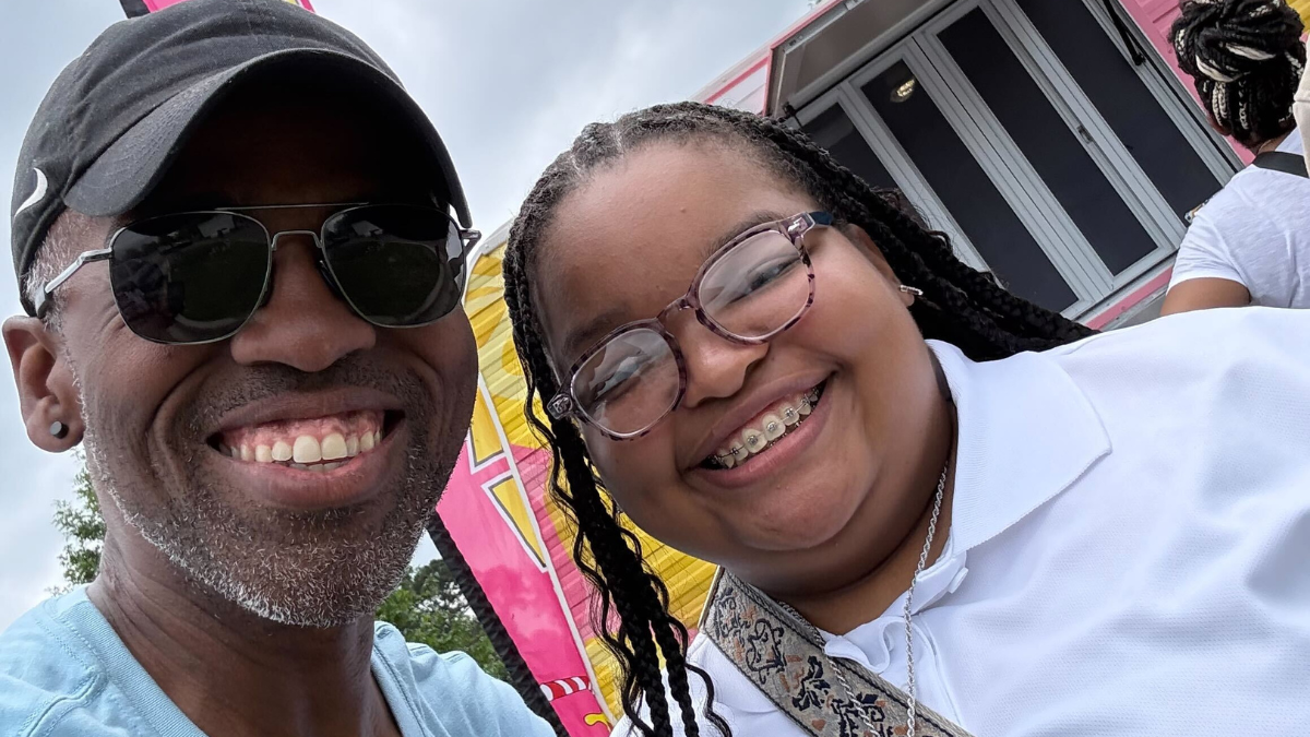 Alumna Demyriah Ginyard w/ Josh