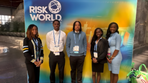 Rylee Rogers and Randy Scott at Riskworld